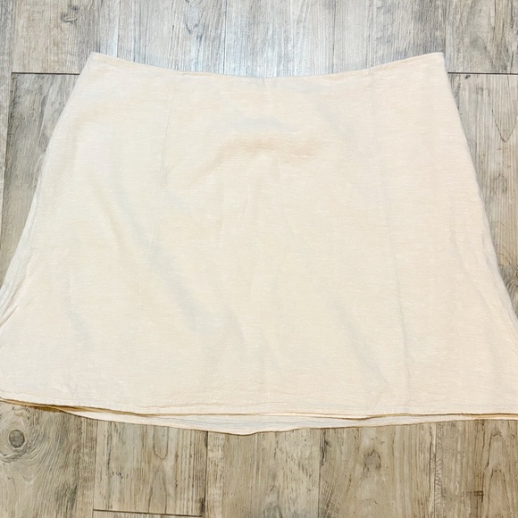 Loft Outlet Linen Mini Skirt - Picture 1 of 5